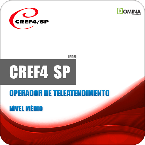 Apostila CREF 4 Região SP 2019 Operador de Teleatendimento