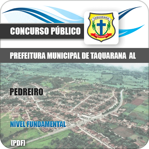 Apostila Concurso Prefeitura Taquarana AL 2019 Pedreiro