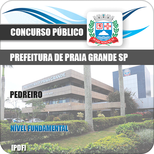 Apostila Concurso Prefeitura Praia Grande SP 2019 Pedreiro