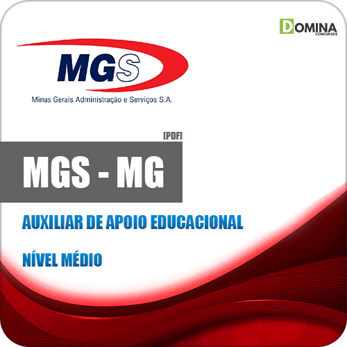 Apostila MGS MG 2019 Auxiliar de Apoio Educacional
