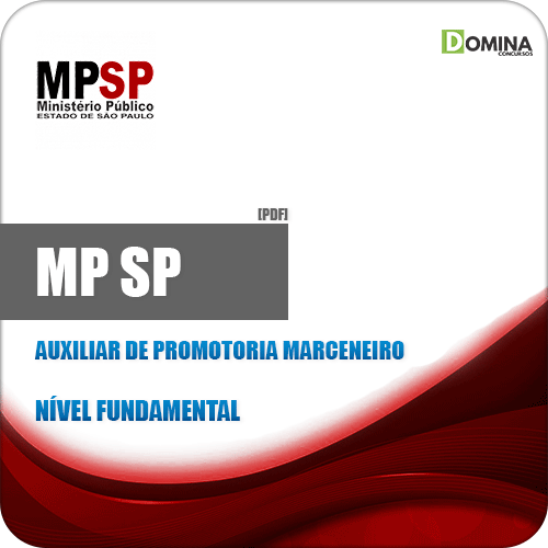 Apostila MP SP 2019 Auxiliar de Promotoria Marceneiro