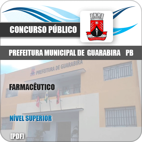 Apostila Concurso Pref Guarabira PB 2019 Farmacêutico