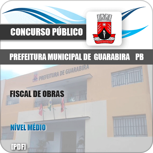 Apostila Pref Guarabira PB 2019 Fiscal de Obras