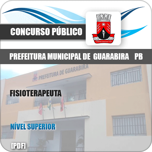 Apostila Concurso Pref Guarabira PB 2019 Fisioterapeuta