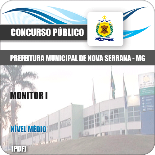 Apostila Pref Nova Serrana MG 2019 Monitor I