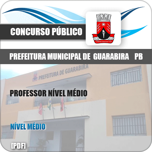 Apostila Pref Guarabira PB 2019 Professor Nível Médio