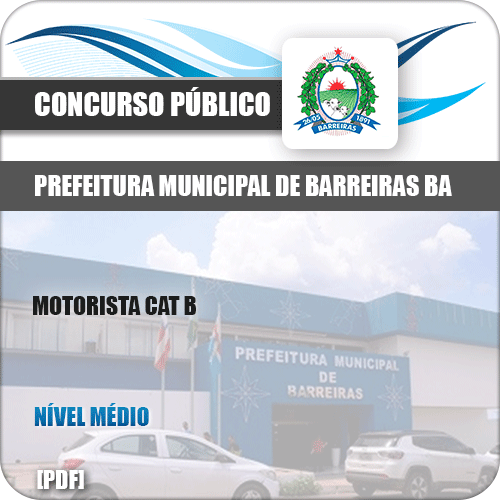 Apostila Pref Barreiras BA 2019 Motorista Cat B