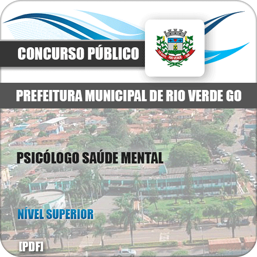 Apostila Pref Rio Verde GO 2019 Psicólogo Saúde Mental