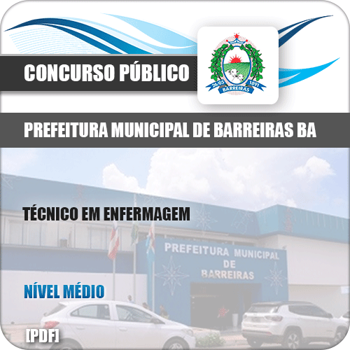 Apostila Pref Barreiras BA 2019 Técnico Enfermagem