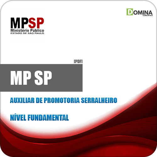 Apostila MP SP 2019 Auxiliar de Promotoria Serralheiro