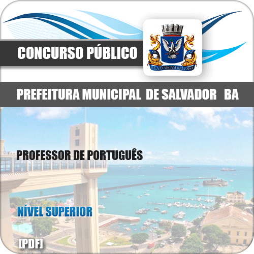 Apostila Prefeitura Salvador BA 2019 Professor de Português