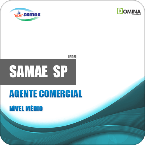 Apostila SEMAE Piracicaba SP 2019 Agente Comercial