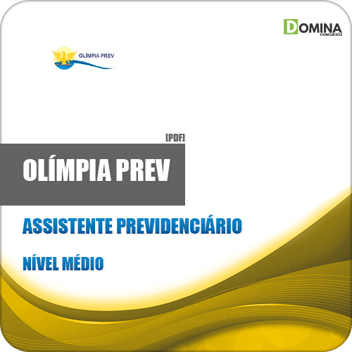 Apostila Olímpia Prev SP 2019 Assistente Previdenciário