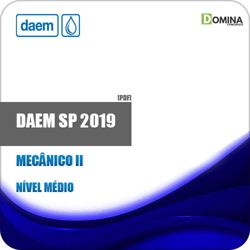 Apostila Concurso DAEM Marília SP 2019 Mecânico II