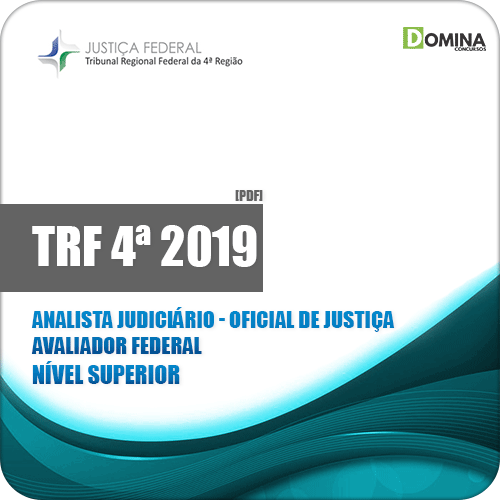 Apostila TRF 4ª Região 2019 Oficial de Justiça Avaliador Federal