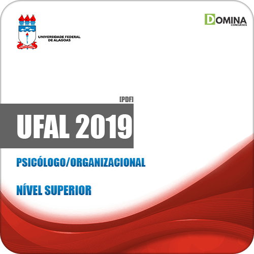 Apostila Concurso Público UFAL 2019 Psicólogo Organizacional