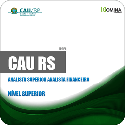 Apostila Concurso CAU RS 2019 Analista Superior Analista Financeiro