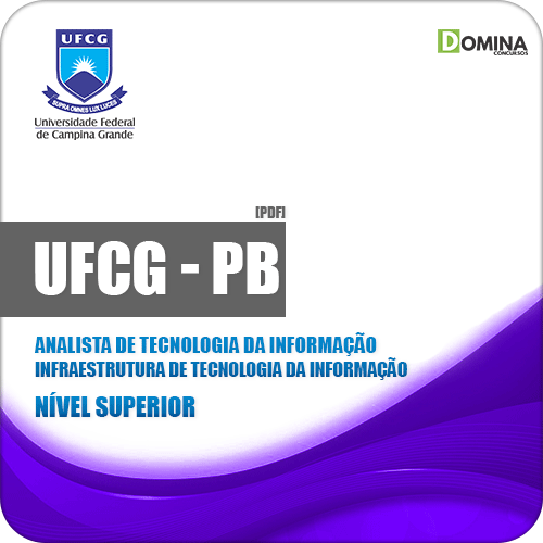 Apostila UFCG PB 2019 Analista TI Infraestrutura Tecnologia Informação