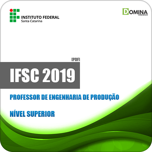 Apostila Concurso IFSC 2019 Professor de Engenharia de Produção