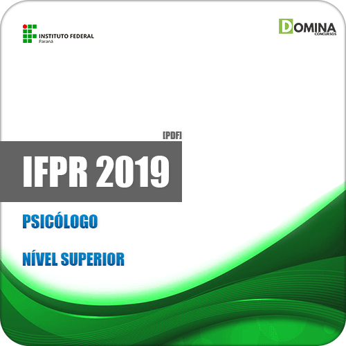 Apostila Concurso IFPR 2019 Psicólogo