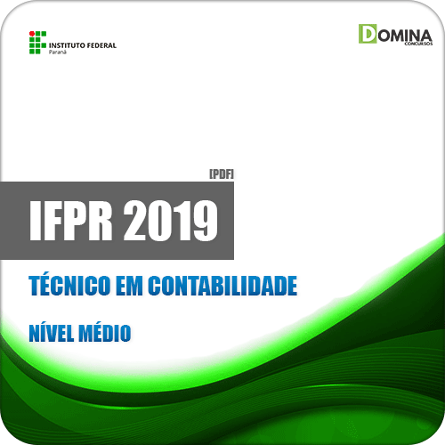 Apostila Concurso IFPR 2019 Técnico em Contabilidade