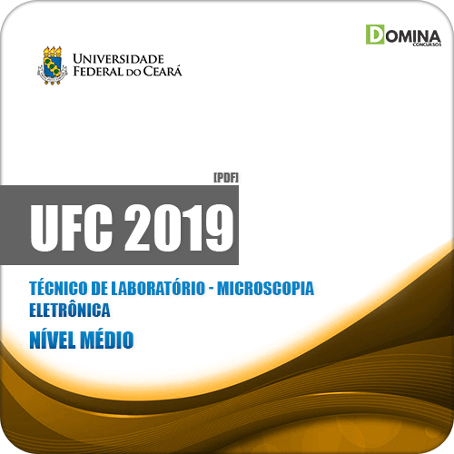 Apostila UFC 2019 Técnico de Laboratório Microscopia Eletrônica