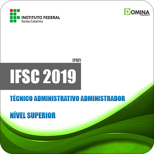 Apostila IFSC 2019 Técnico Administrativo Administrador