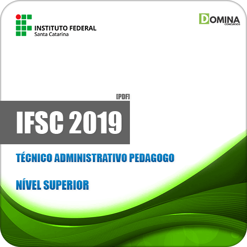Apostila IFSC 2019 Técnico Administrativo Pedagogo