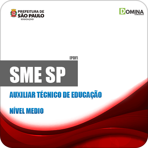 Apostila SME SP 2019 Auxiliar Técnico de Educação