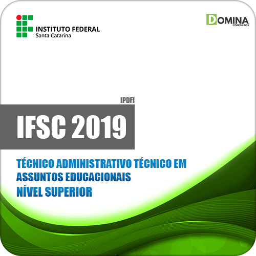 Apostila IFSC 2019 Técnico em Assuntos Educacionais
