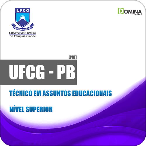 Apostila UFCG PB 2019 Técnico em Assuntos Educacionais