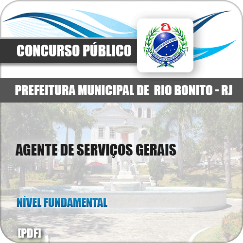 Apostila Pref Rio Bonito RJ 2019 Agente de Serviços Gerais
