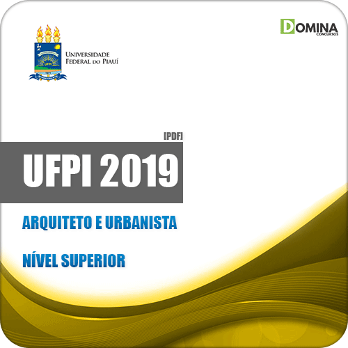 Apostila Concurso Público UFPI 2019 Arquiteto e Urbanista