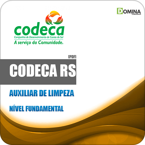 Apostila CODECA Caxias do Sul RS 2019 Auxiliar de Limpeza