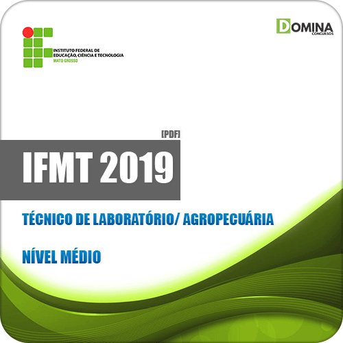 Apostila Concurso IFMT 2019 Técnico de Laboratório Agropecuária