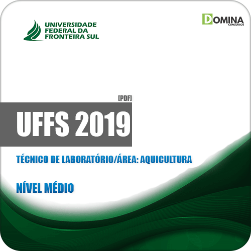 Apostila UFFS 2019 Técnico de Laboratório Área Aquicultura