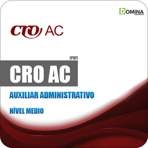 Apostila Concurso Público CRO AC 2019 Auxiliar Administrativo