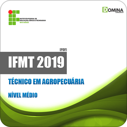 Apostila Concurso IFMT 2019 Técnico em Agropecuária