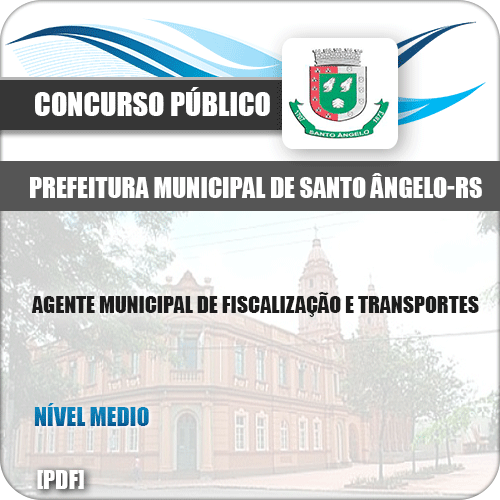 Apostila Santo Ângelo RS 2019 Agente Fiscalização Transportes
