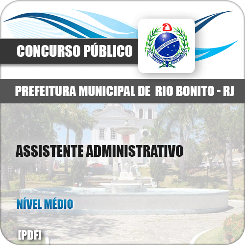 Apostila Concurso Pref Rio Bonito RJ 2019 Assistente Administrativo