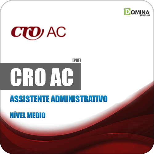 Apostila Concurso Público CRO AC 2019 Assistente Administrativo