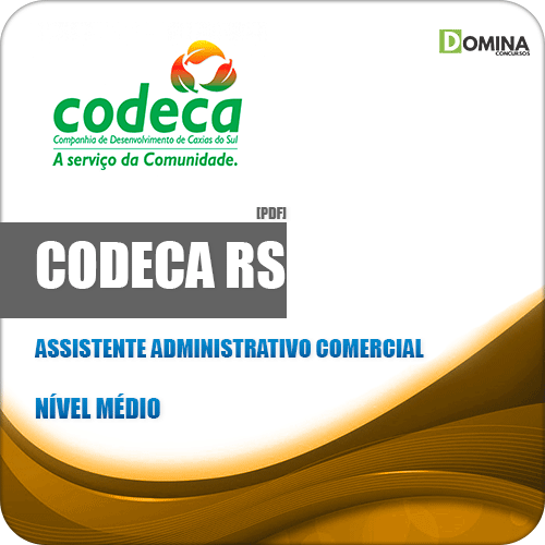 Apostila CODECA Caxias do Sul RS 2019 Assistente ADM Comercial