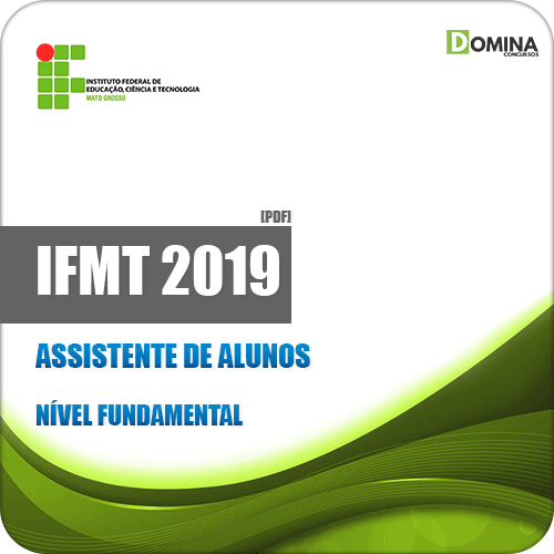 Apostila Concurso Público IFMT 2019 Assistente de Alunos