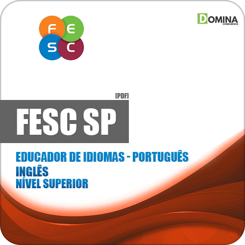 Apostila FESC SP 2019 Educador de Idiomas Português Inglês