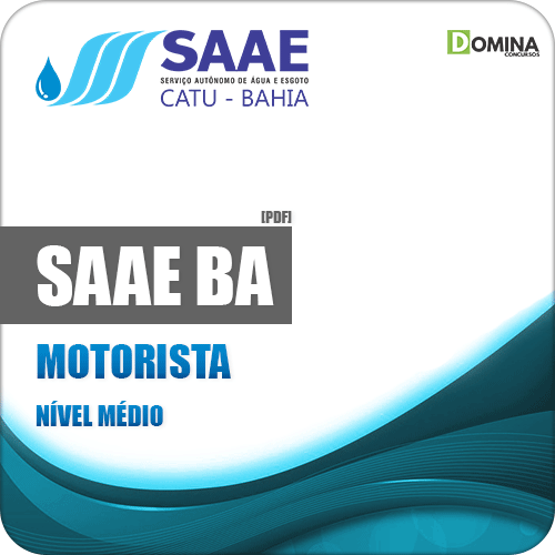 Apostila Concurso Público SAAE Catu BA 2019 Motorista