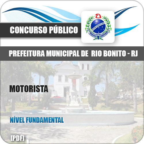 Apostila Concurso Público Pref Rio Bonito RJ 2019 Motorista