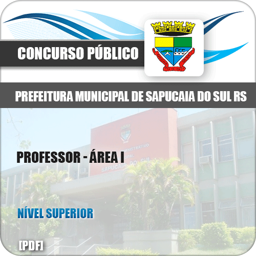 Apostila Pref Sapucaia do Sul RS 2019 Professor Área I
