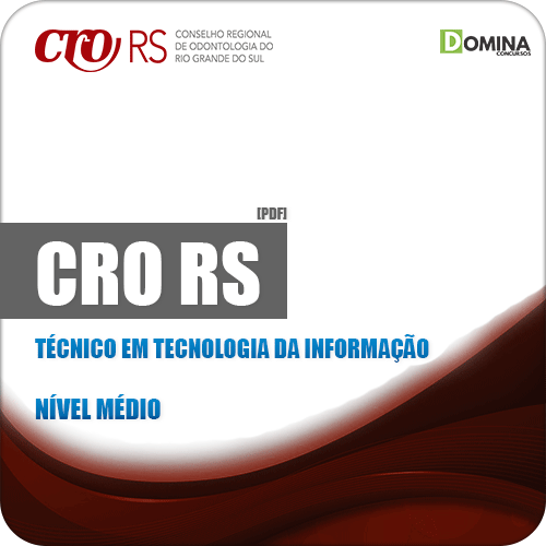 Apostila CRO RS 2019 Técnico em Tecnologia da Informação