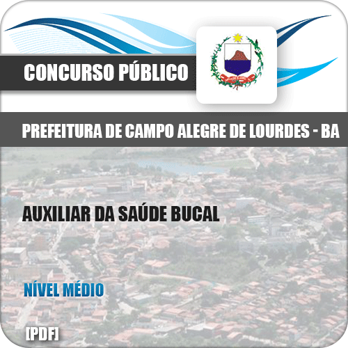 Apostila Campo Alegre Lourdes BA 2019 Auxiliar da Saúde Bucal