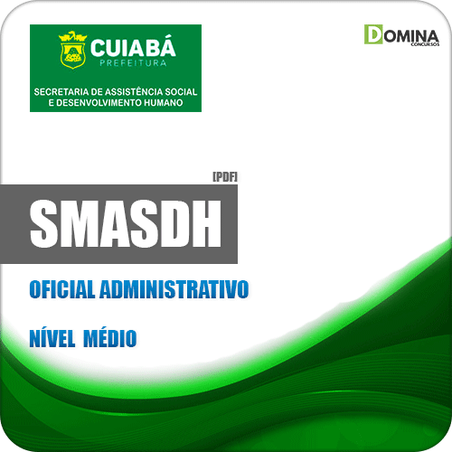 Apostila Concurso SMASDH Cuiabá MT 2019 Oficial Administrativo